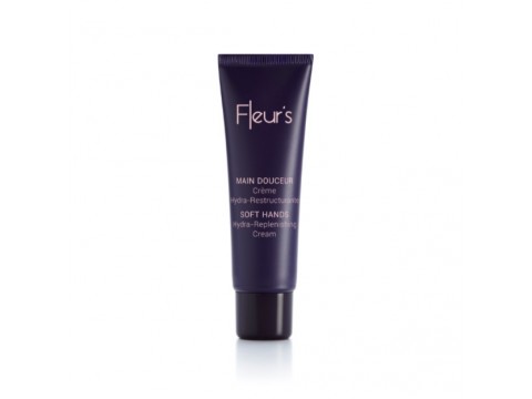 FLEUR'S SOFT HANDS Hydra-replenishing cream drėkinamasis - maitinamasis rankų kremas su baltąja lelija ir saldžiųjų migdolų aliejumi,50 ml